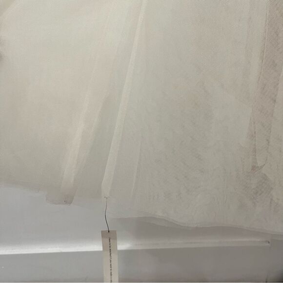 NWT Reformation Maxi Dress White Alouette Tulle Satin Strapless Bridal Wedding 4 - Picture 9 of 9